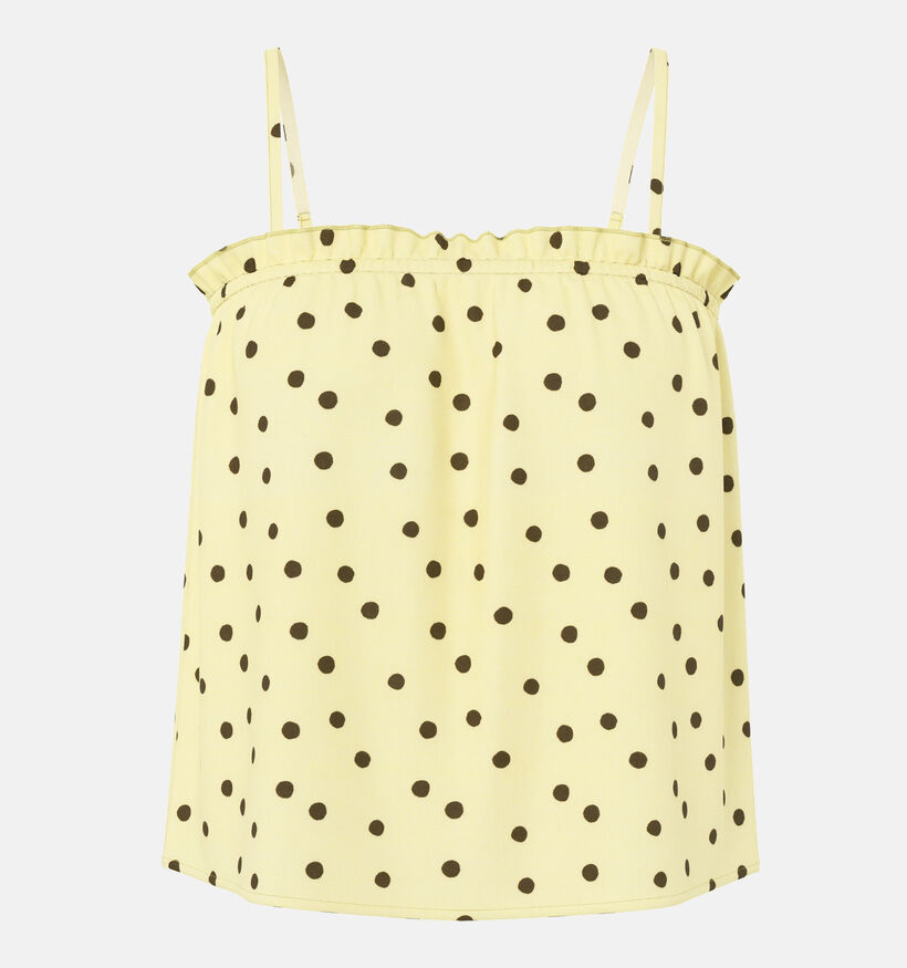 Pieces Parker Gele Top met Stippen voor dames (374929)