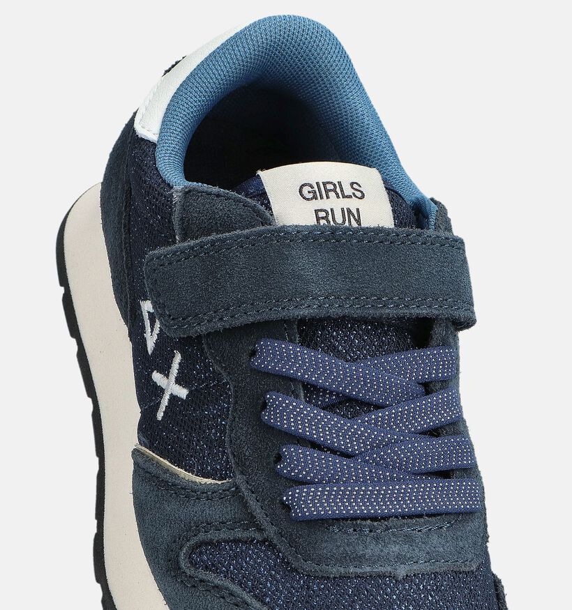 Sun68 Baskets en Bleu pour filles (362144) - pour semelles orthopédiques