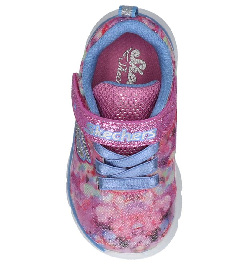 Roze Sportschoenen Skechers in stof (214979)