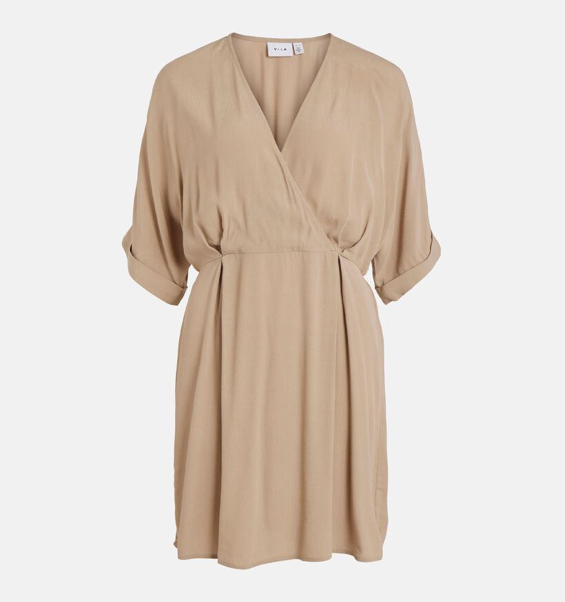 Vila Fulia Robe en Camel pour femmes (328936)