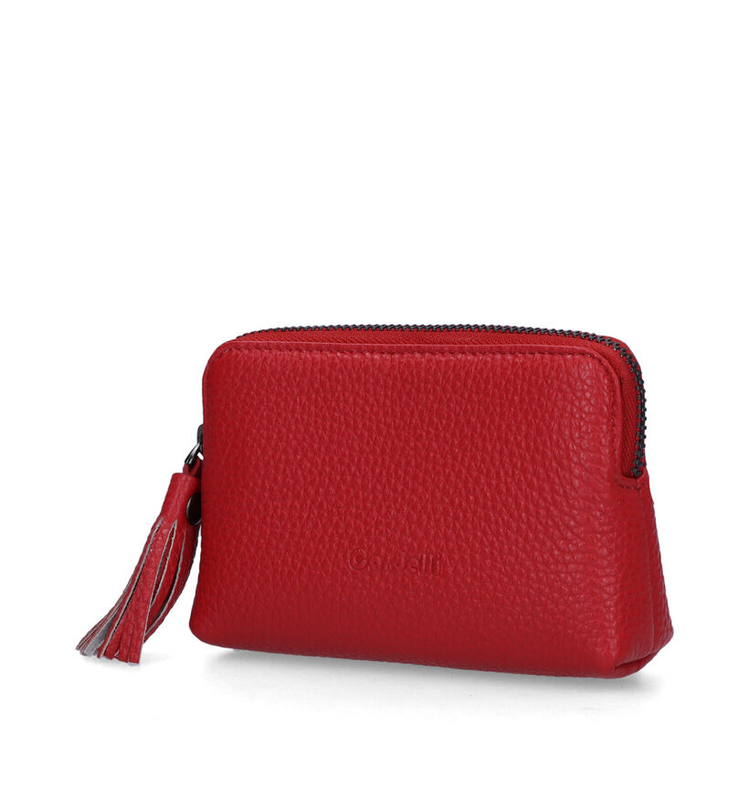 Euro-Leather Porte-monnaie en Rouge pour femmes (323956)