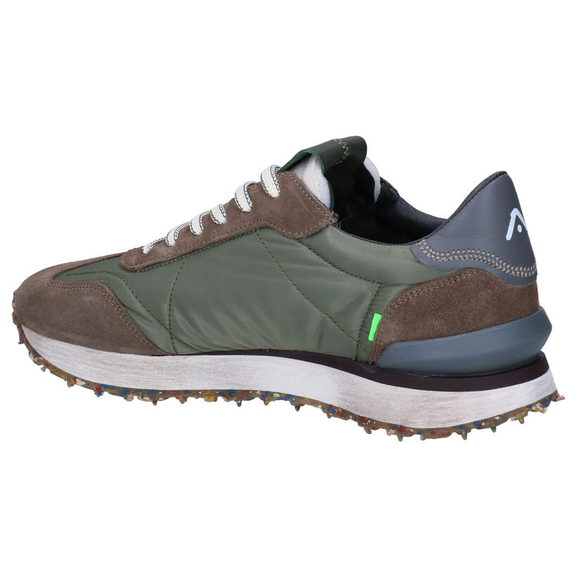 Ambitious Kaki Veterschoenen voor heren (300313) - geschikt voor steunzolen