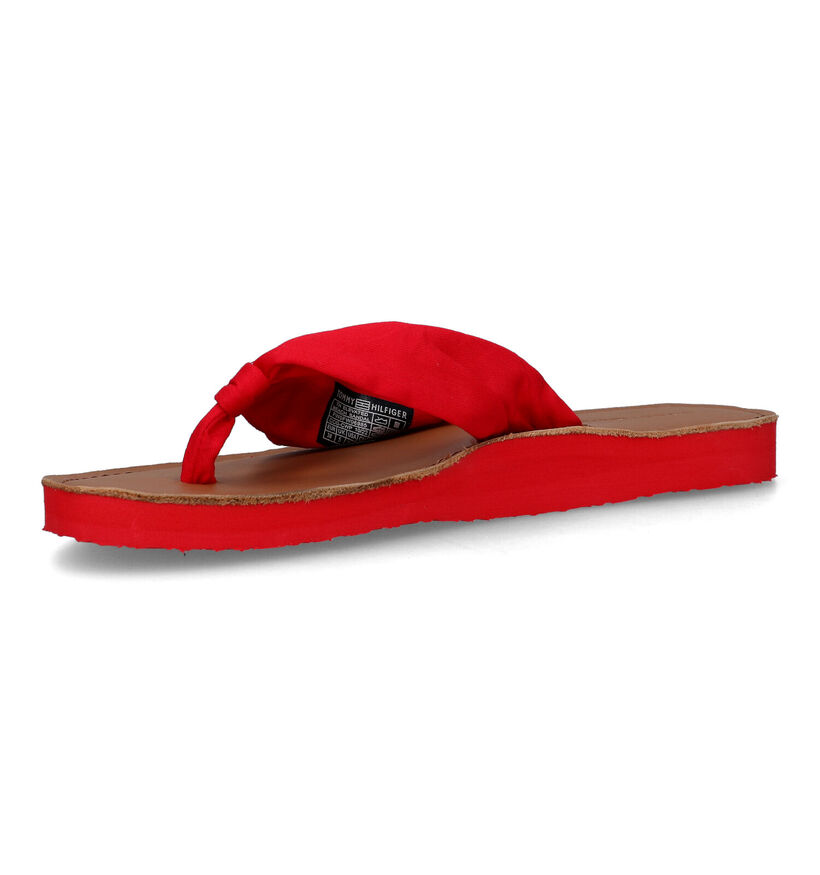 Tommy Hilfiger Elevated Beach Rode Teenslippers voor dames (321002)