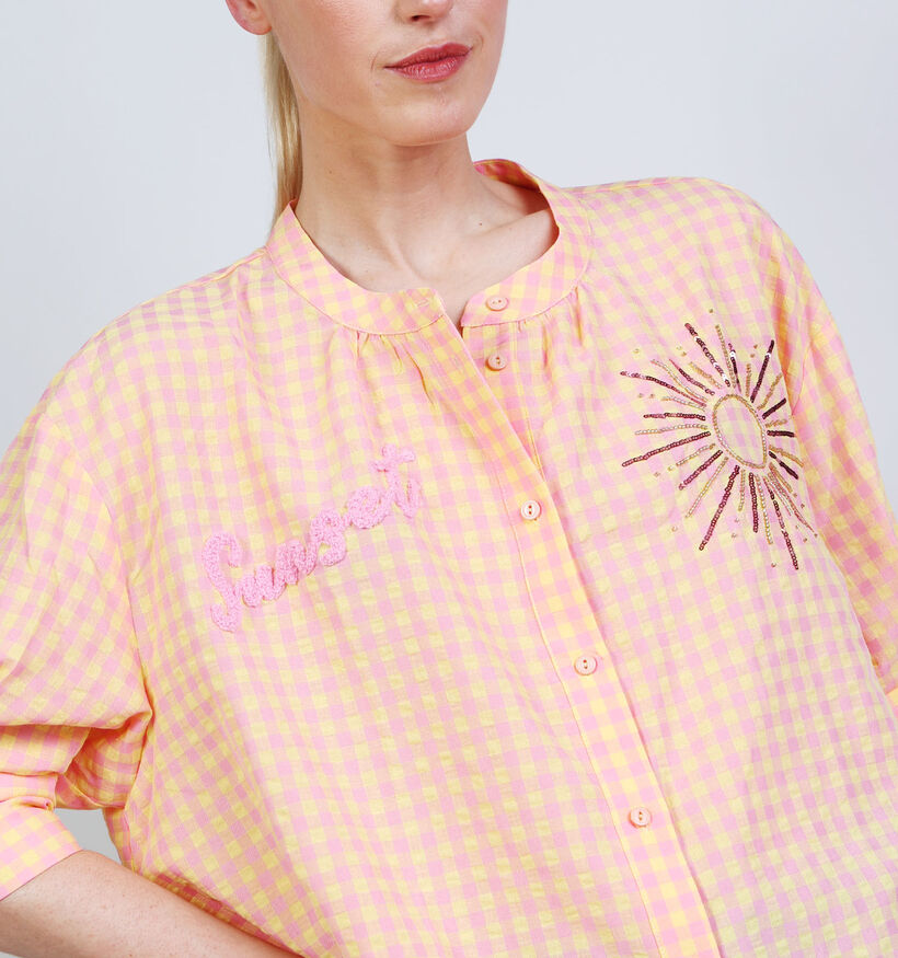 Orfeo Simone Roze/Gele Blouse voor dames (371942)