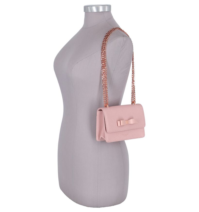 Roze Crossbody Tas Ted Baker Jayllaa in lakleer (236418)