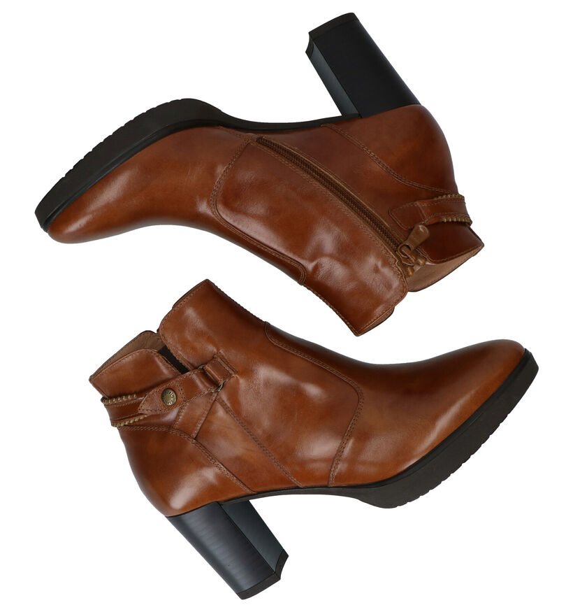 NeroGiardini Cognac Enkellaarzen in leer (278978)
