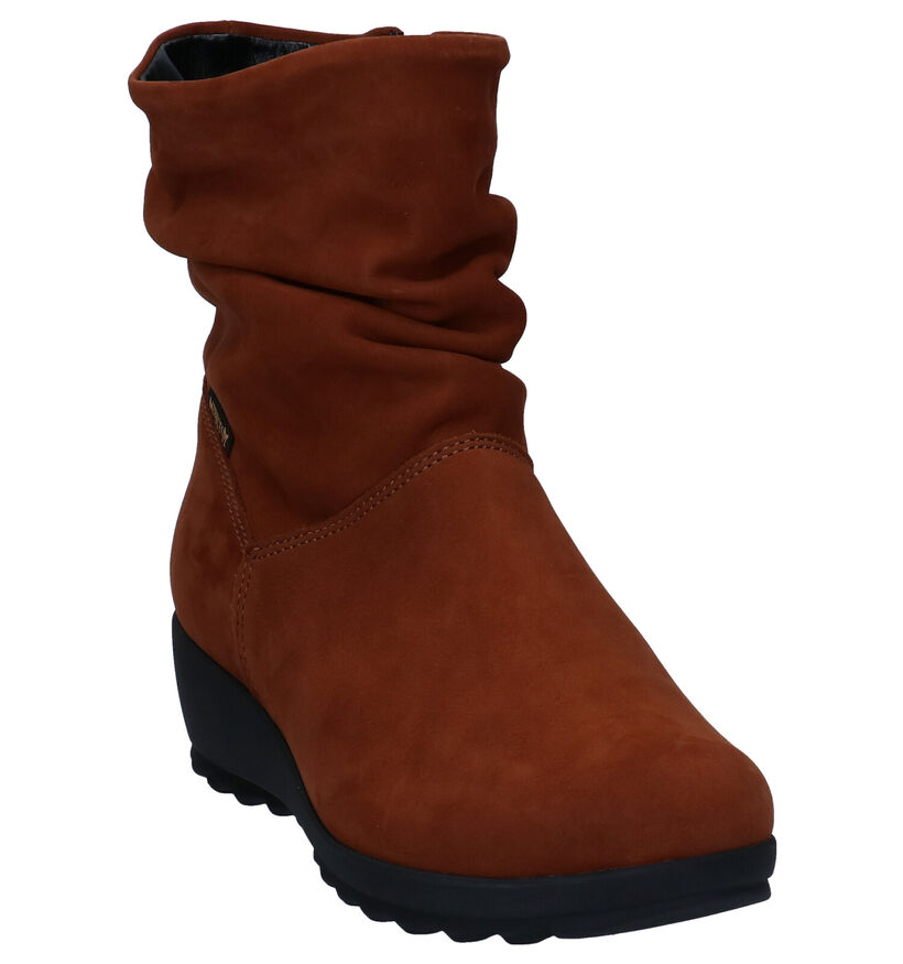Mephisto Agatha Taupe Enkellaarsjes voor dames (330828)
