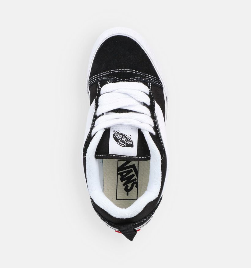 Vans Knu Skool Baskets en Noir/Blanc pour filles, gar&ccedil;ons (368993)