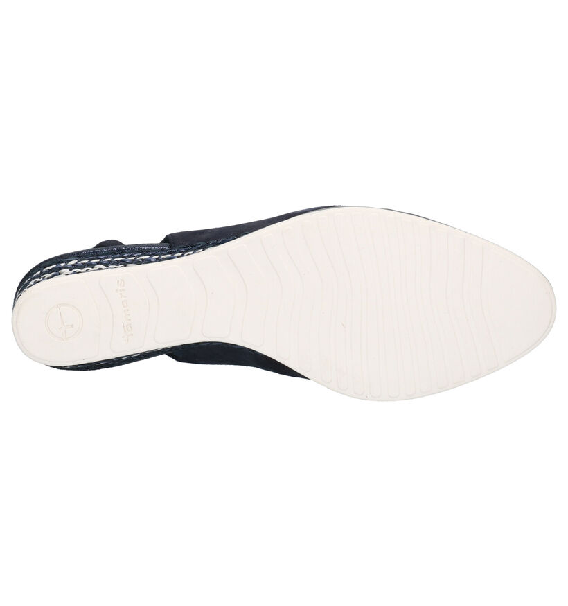 Tamaris TOUCH it Escarpins en Bleu en nubuck (270382)