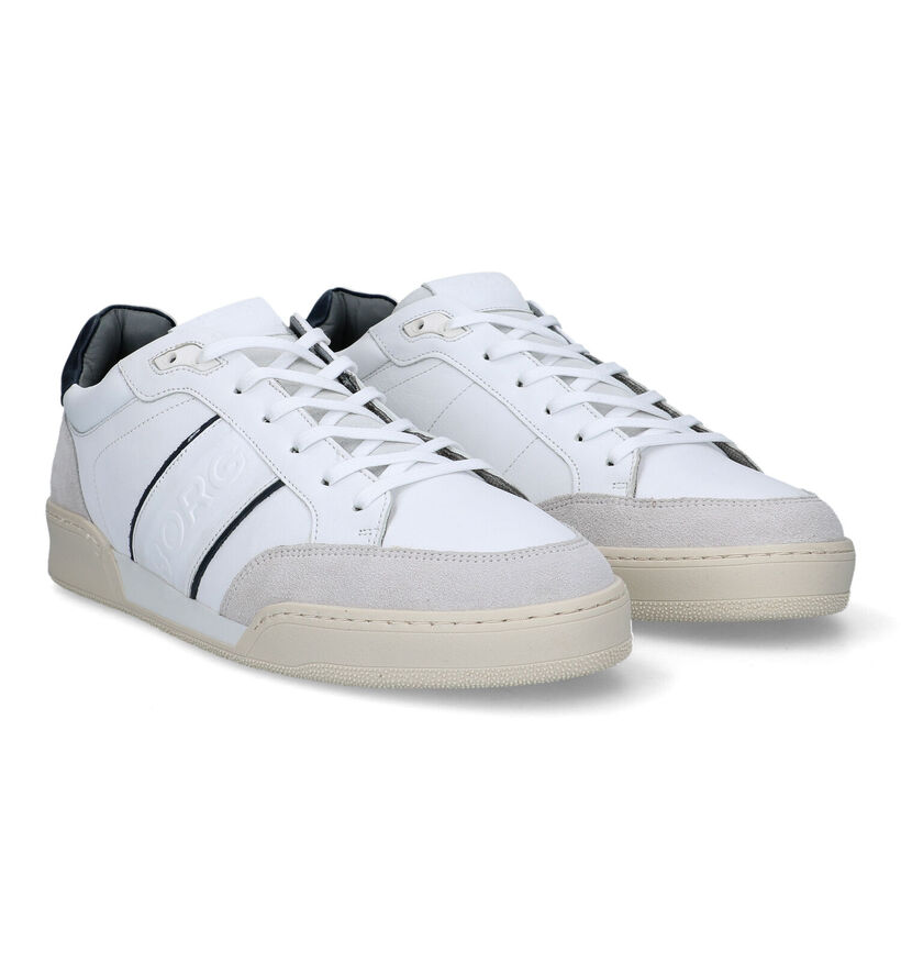 Björn Borg Chaussures à lacets en Blanc pour hommes (320063) - pour semelles orthopédiques