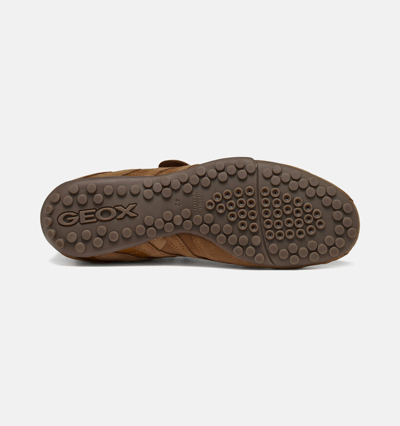 Geox U Snake Cognac Schoenen voor heren (376366) - geschikt voor steunzolen