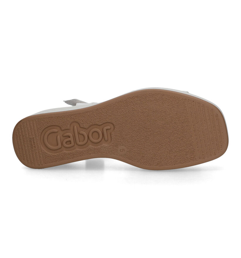 Gabor Best Fitting Witte Sandalen voor dames (323214)