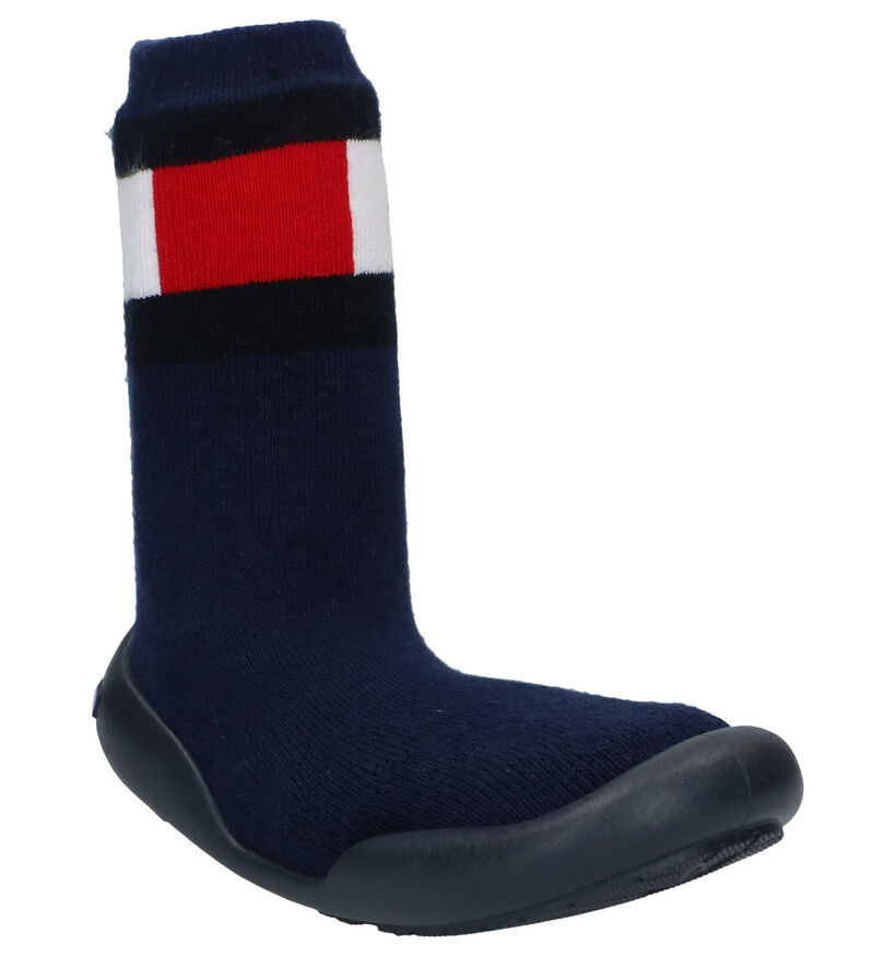 Tommy Hilfiger Pantoufles fermées en Brun foncé en textile (279890)