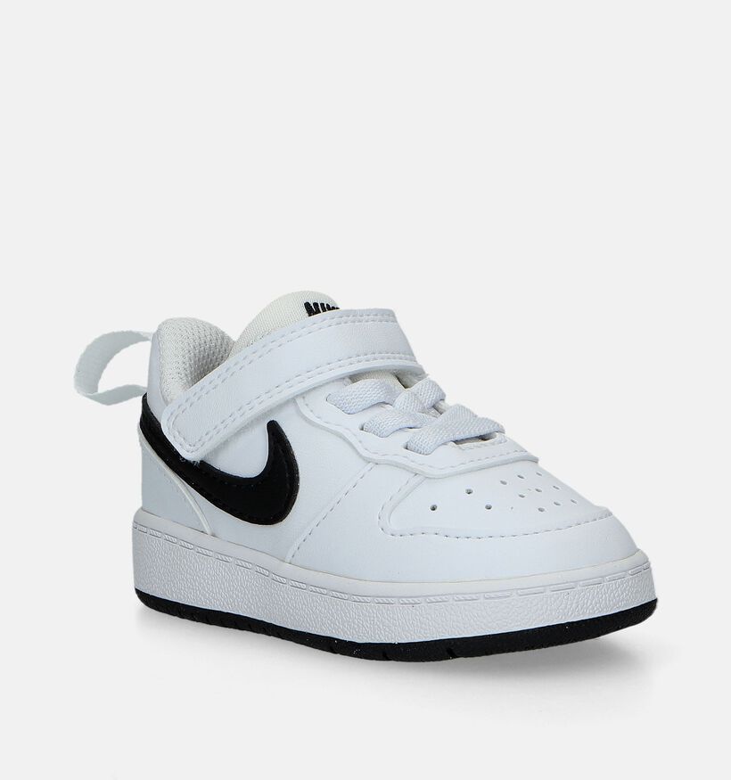 Nike Court Borough Low 2 Witte Sneakers voor jongens, meisjes (341563)