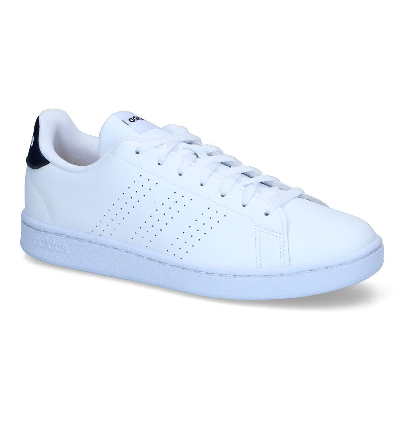 adidas Advantage Baskets en Blanc pour hommes (319044) - pour semelles orthopédiques