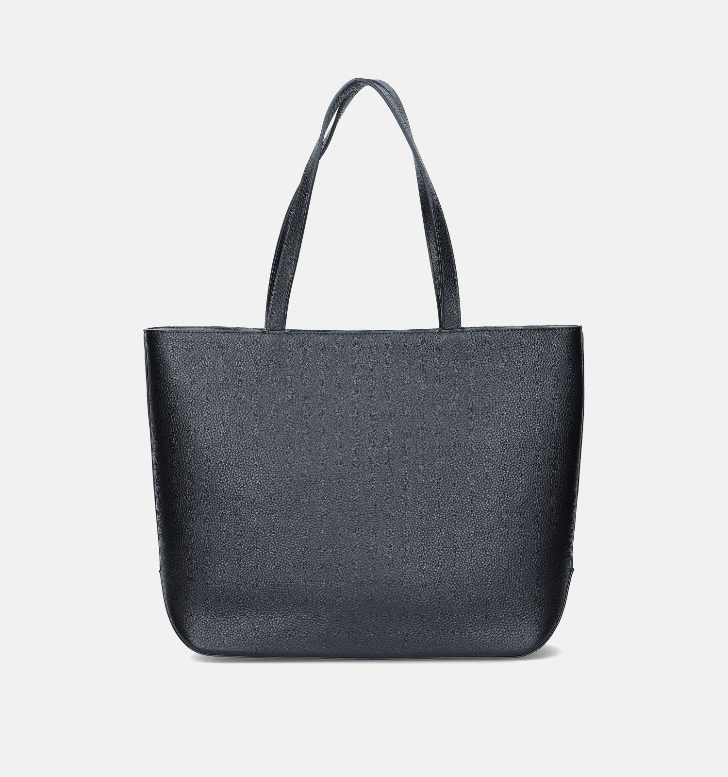 Crinkles Zwarte Shopper met rits Dames Shoppers Online op TORFS.BE