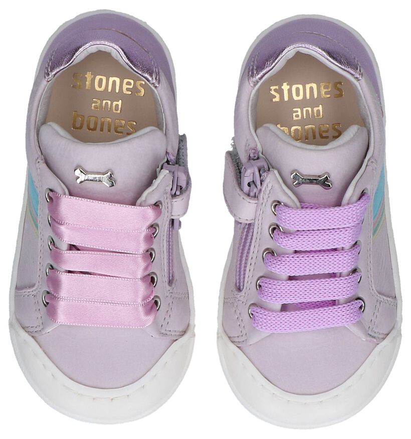 STONES and BONES Chaussures pour bébé  en Violet clair en cuir (240717)