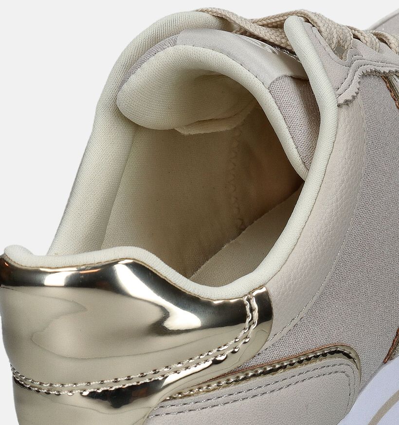 Tamaris Beige Sneakers voor dames (351521) - geschikt voor steunzolen