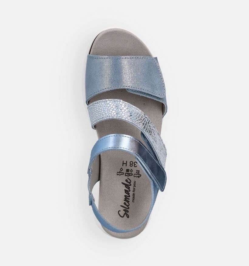 Solemade Sunny 31 Blauwe Sandalen voor Steunzolen voor dames (371611) - geschikt voor steunzolen
