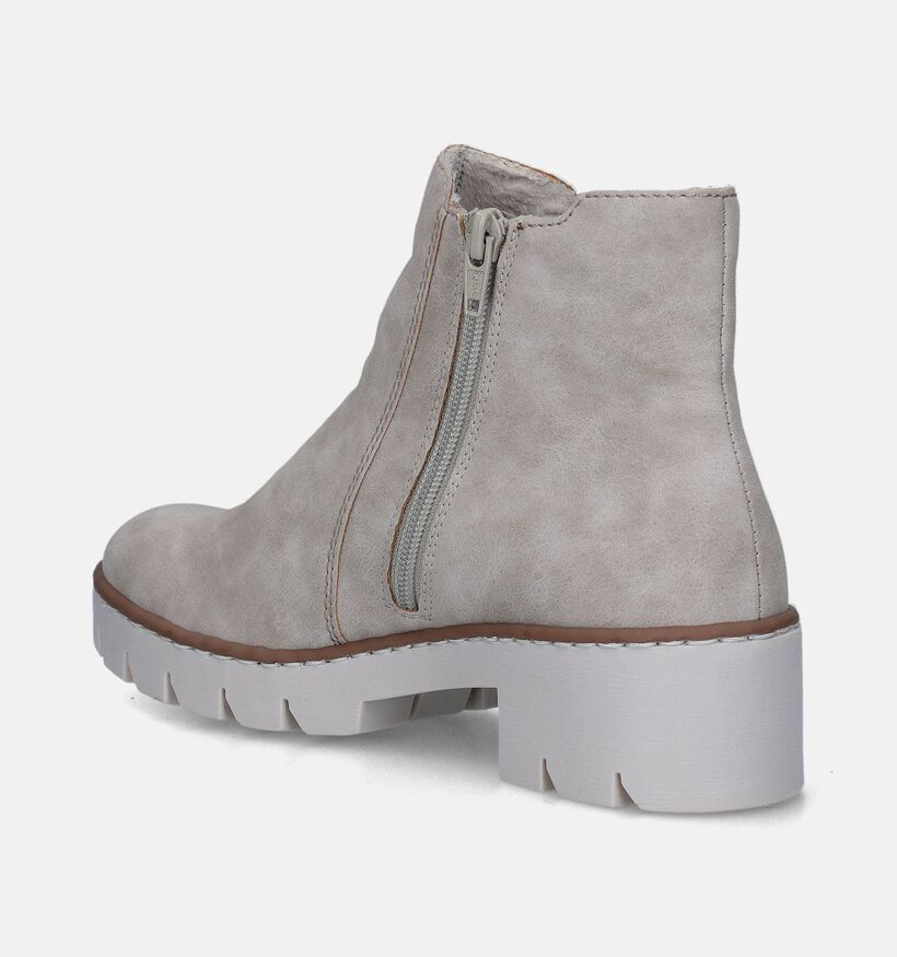 Rieker Bottines Chelsea en Beige pour femmes (347412)