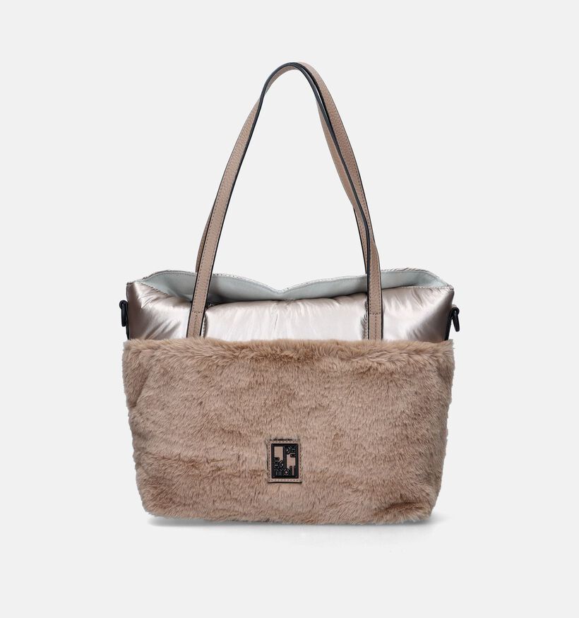 Pepe Moll Tecno Beige Shopper met rits voor dames (349672)