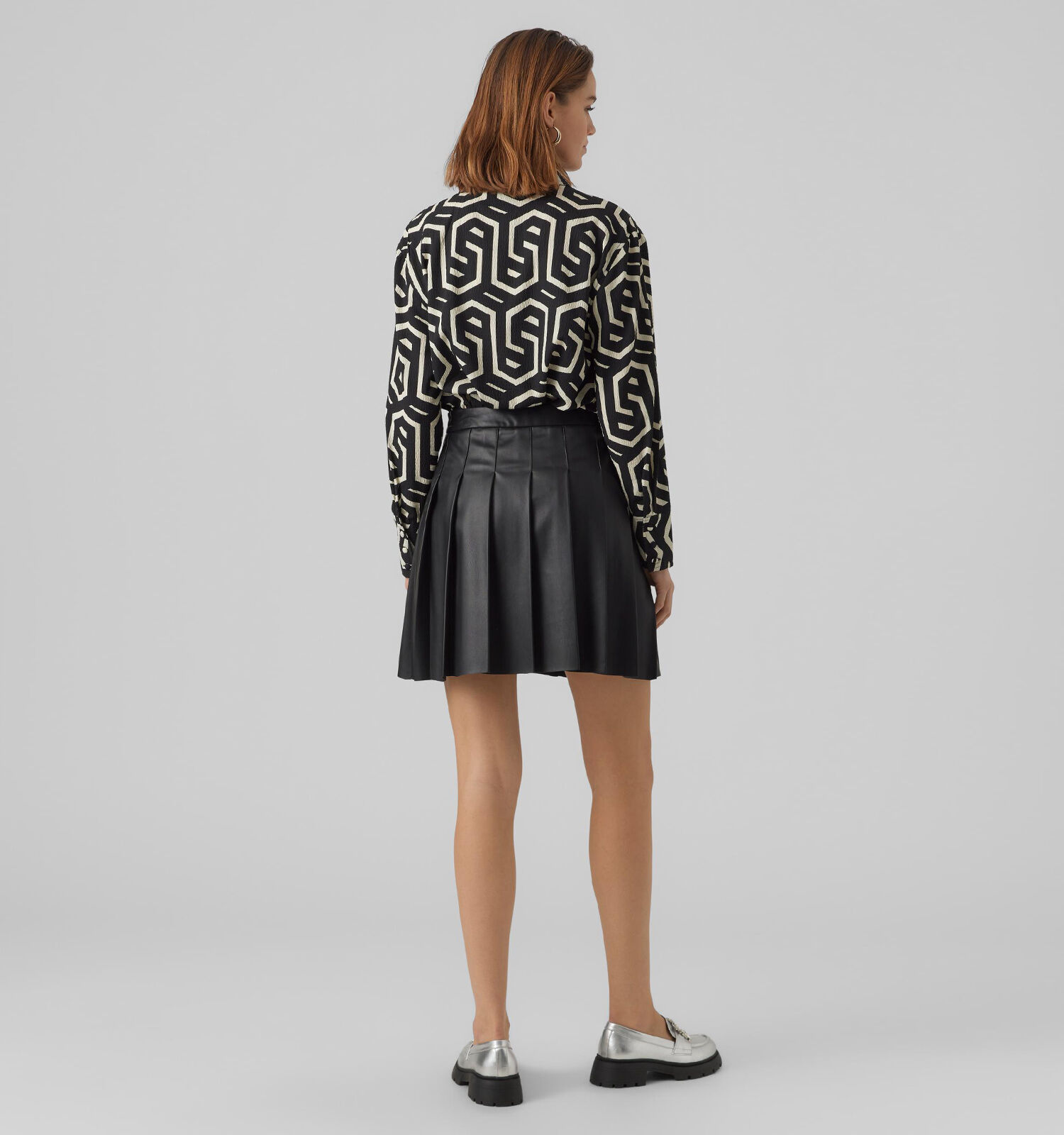 Korte plisse sale rok