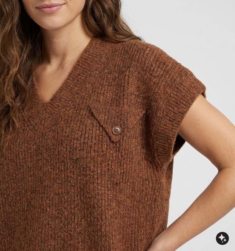 Desires Selma Pull en Brun fonc&eacute; pour femmes (379186)
