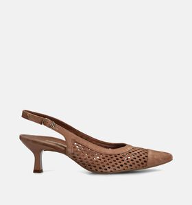 Paul Green Escarpins slingback en Cognac pour femmes (374115)