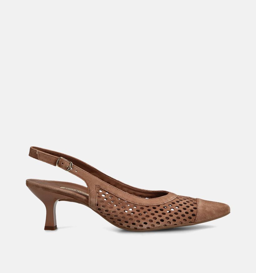 Paul Green Bruine Slingback Pumps voor dames (374115)
