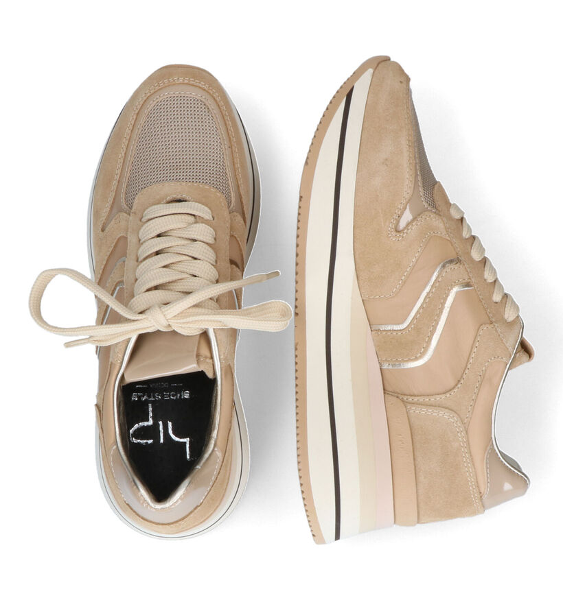 Hip Beige Sneakers voor dames (316785) - geschikt voor steunzolen