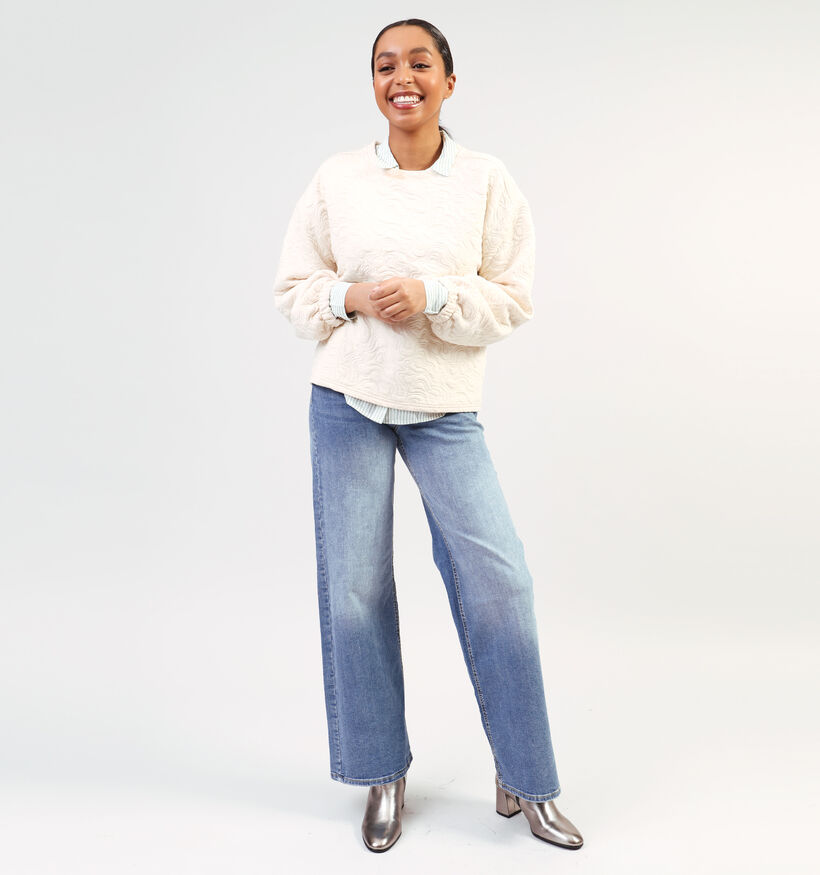 Vero Moda Jade Pull en Beige pour femmes (352150)