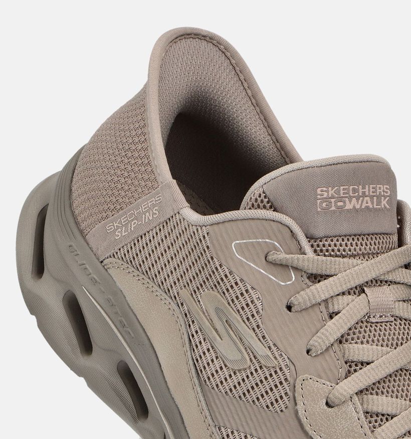 Skechers Go Walk Taupe Sportieve Sneakers voor dames (360888) - geschikt voor steunzolen