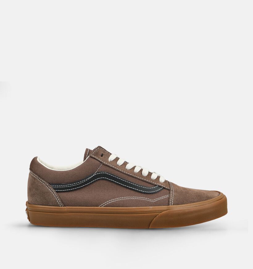 Vans Old Skool Donkerbruine Sneakers voor heren (376755)