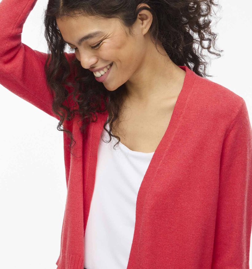 Vila Viril Short Rode Cardigan voor dames (368078)