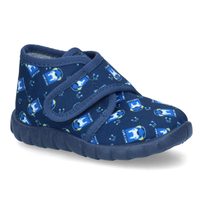 Geox Zyzie Blauwe Pantoffels voor jongens (317576)