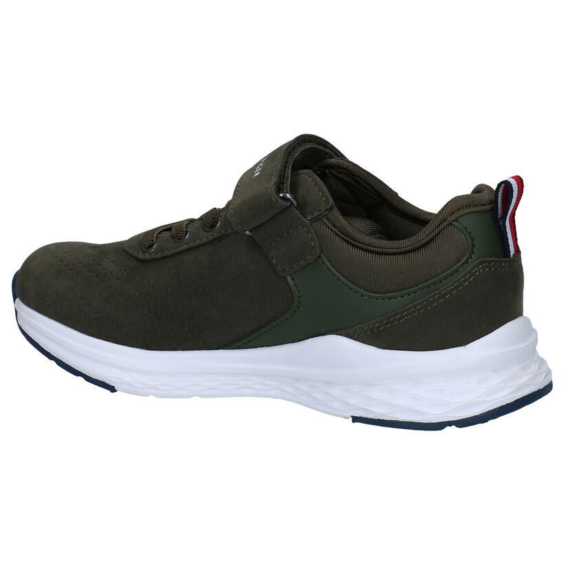 Tommy Hilfiger Kaki Sneakers in kunstleer (295407)