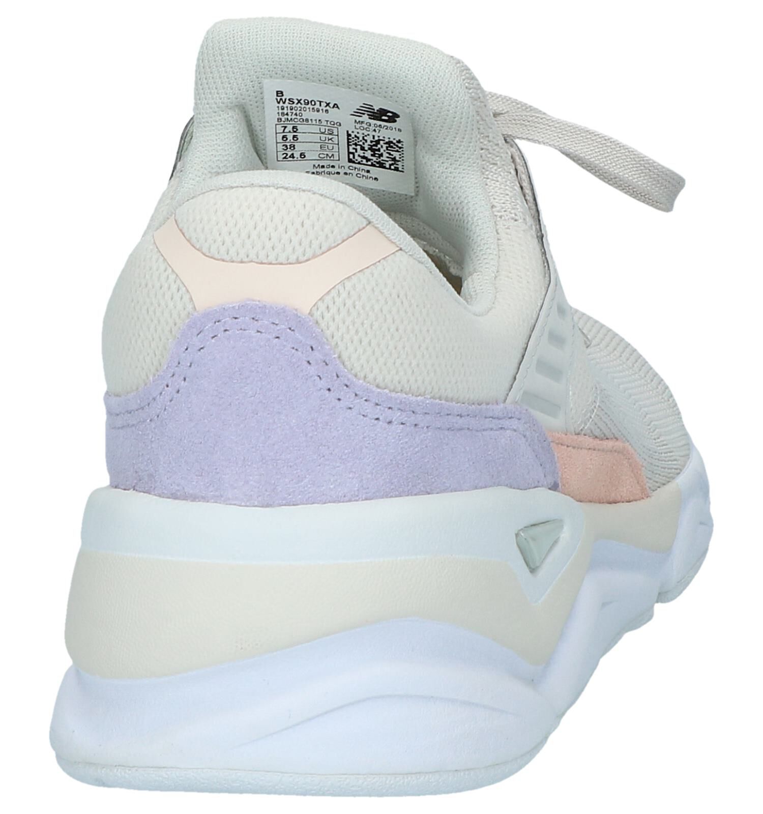 Beige Slip on Sneakers New Balance WSX 90 Dames Sneakers Online op TORFS.BE