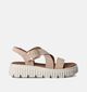 Tamaris Sandales à plateforme en Beige pour femmes (354400)