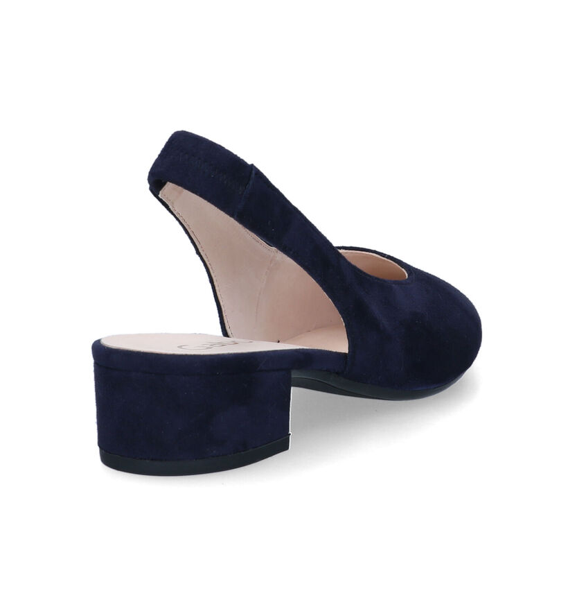 Gabor Escarpins slingback en Bleu pour femmes (323198)