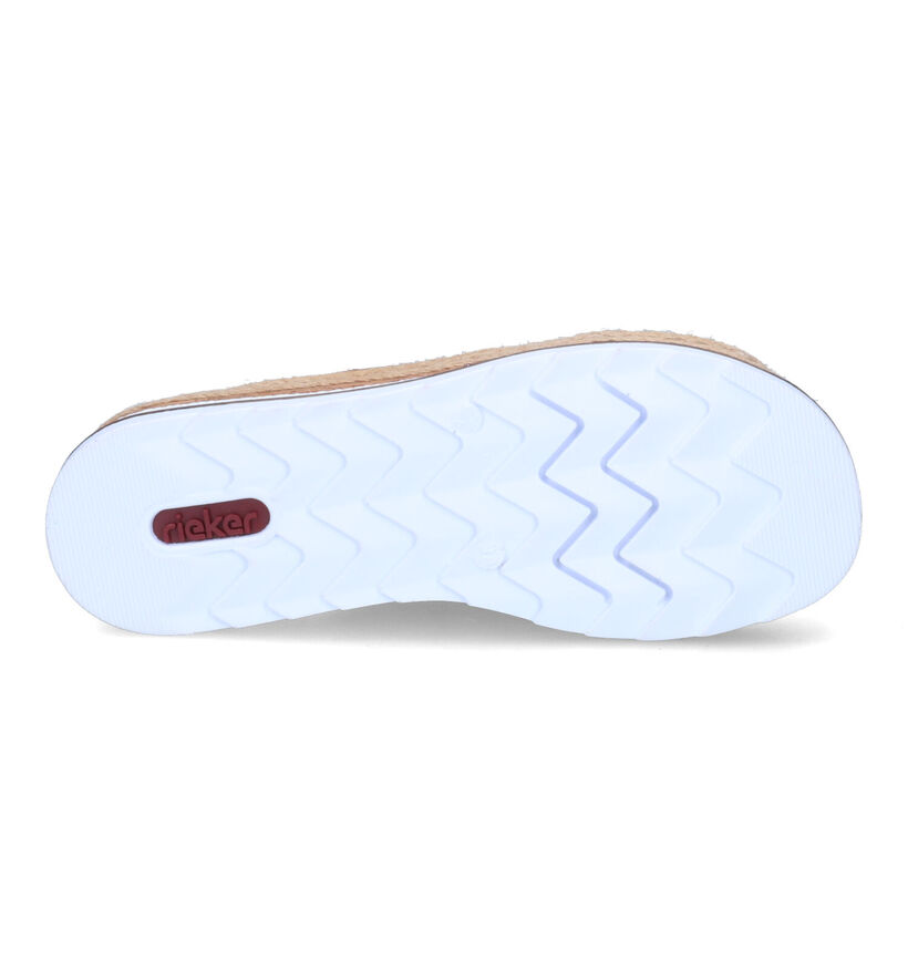 Rieker Cognac Sandalen met sleehak voor dames (339067)