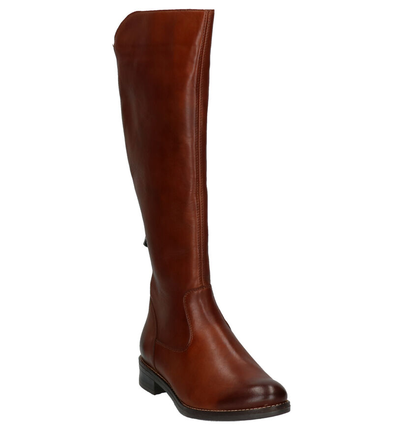 Remonte Bottes hautes en Cognac en cuir (260590)