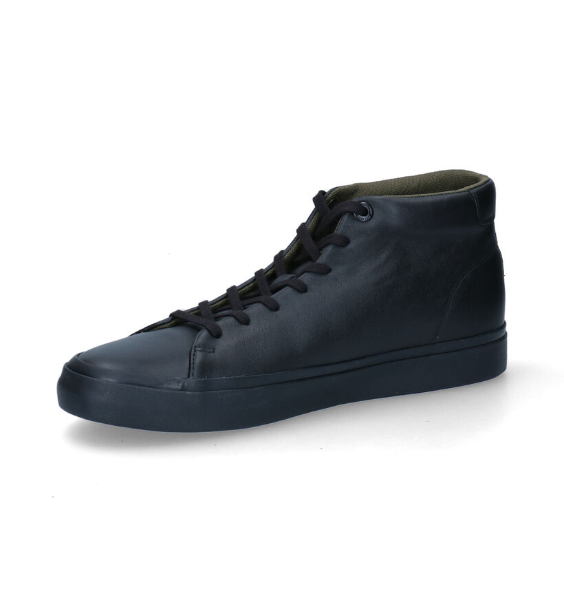 Tommy Hilfiger Corporate Zwarte Hoge Sneakers voor heren (296049)