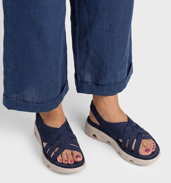 Signatur Sandalen Blauw