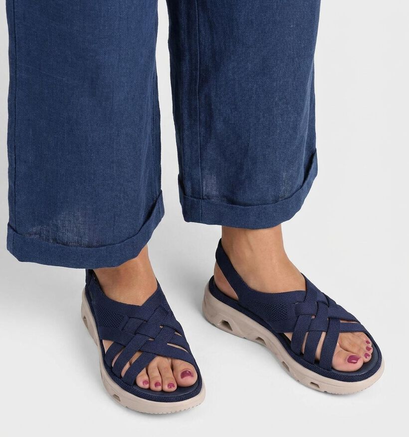 Signatur Donkerblauwe Sandalen voor dames (372327)
