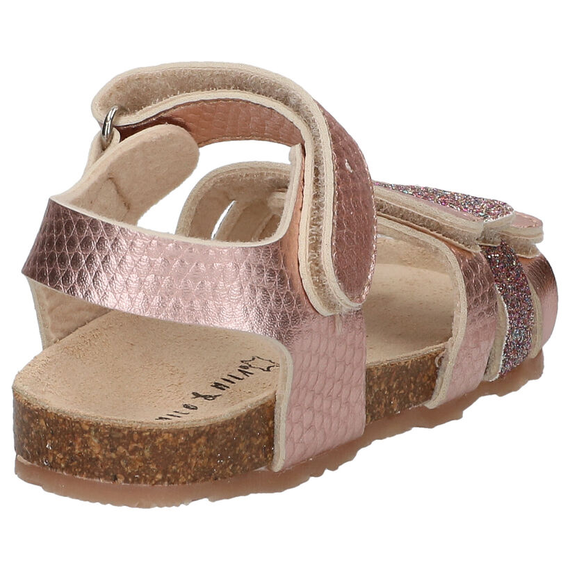 Milo & Mila Roze Sandalen in kunstleer (287626)