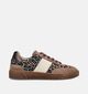 NeroGiardini Baskets en Beige fonc&eacute; pour femmes (379438) - pour semelles orthop&eacute;diques