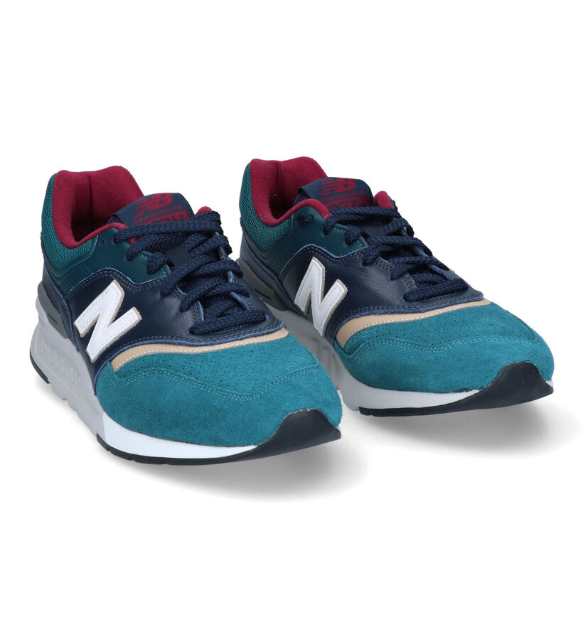 New Balance CM997 Baskets en Turquoise pour hommes (293662) - pour semelles orthopédiques