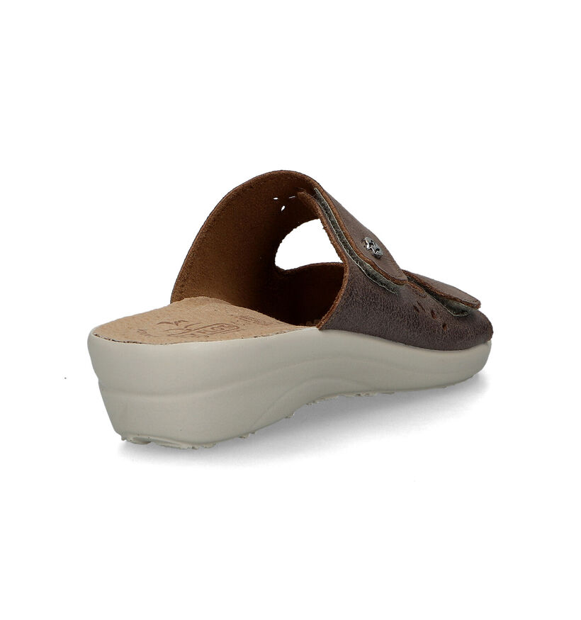 Fly Flot Taupe Slippers voor dames (324539)