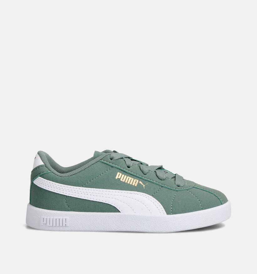 Puma Club II Groene Sneakers voor jongens, meisjes (359178) - geschikt voor steunzolen