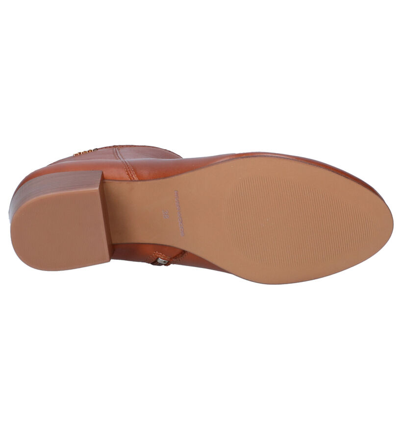 River Woods Abby Bottillons en Cognac en cuir (298371)